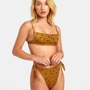 RVCA “Chitah” bikini, top and bottom